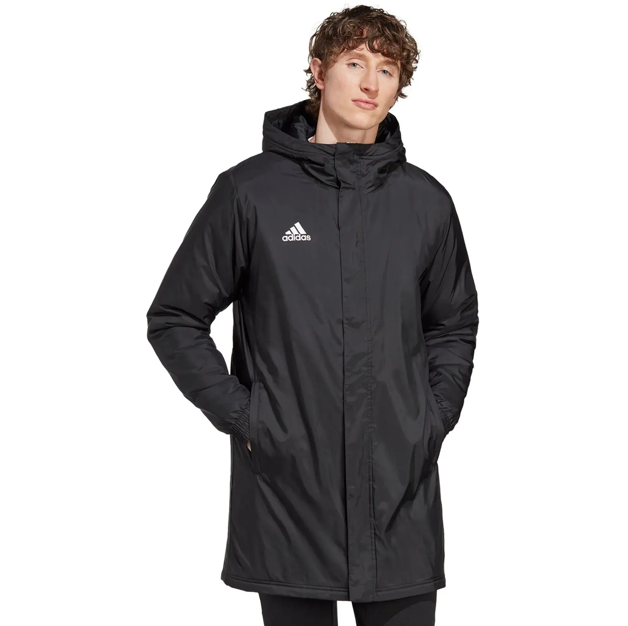 ADIDAS PARKA LONG GRANDE LONGUEUR Noir