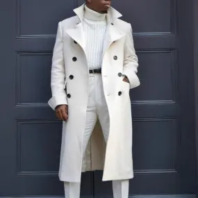Alar - Manteau classique en laine d'automne pour homme