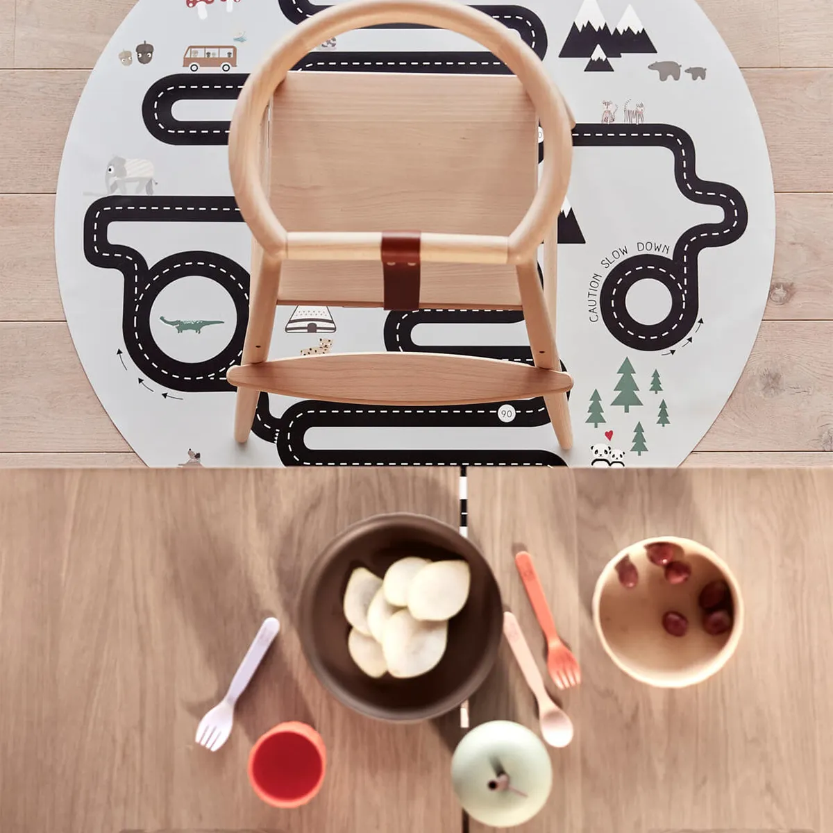 Assiette et Bol Pullo - Taupe & Vanilla