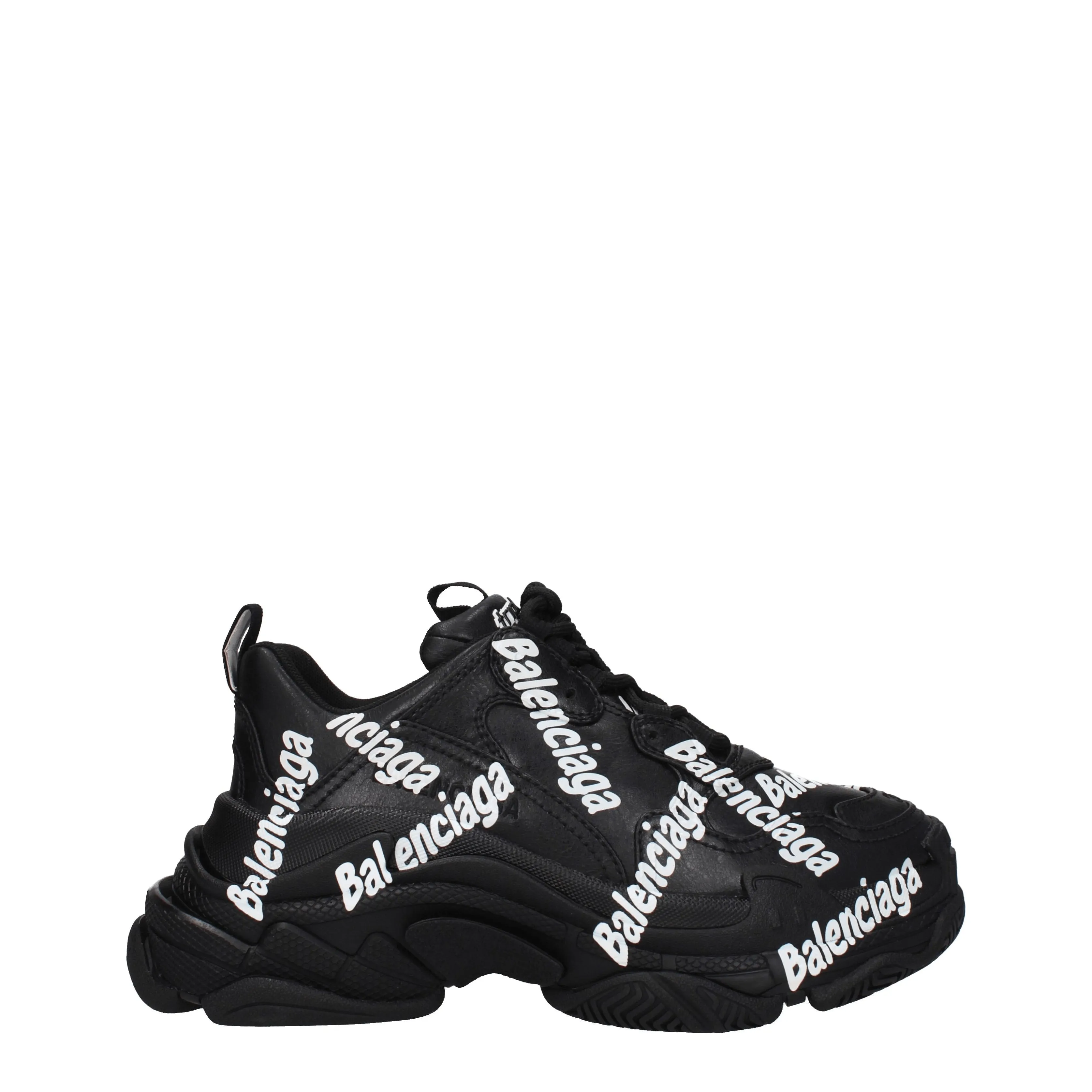 Balenciaga Sneakers Triple s Tissu des femmes noires