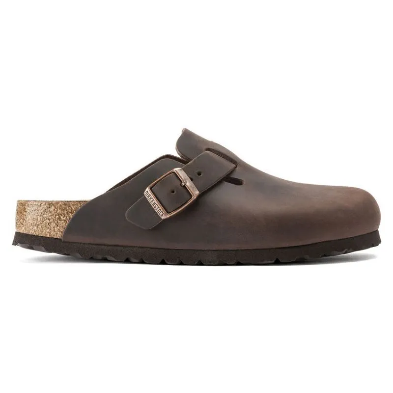Birkenstock Boston Oiled Leather - Sandales | Hardloop