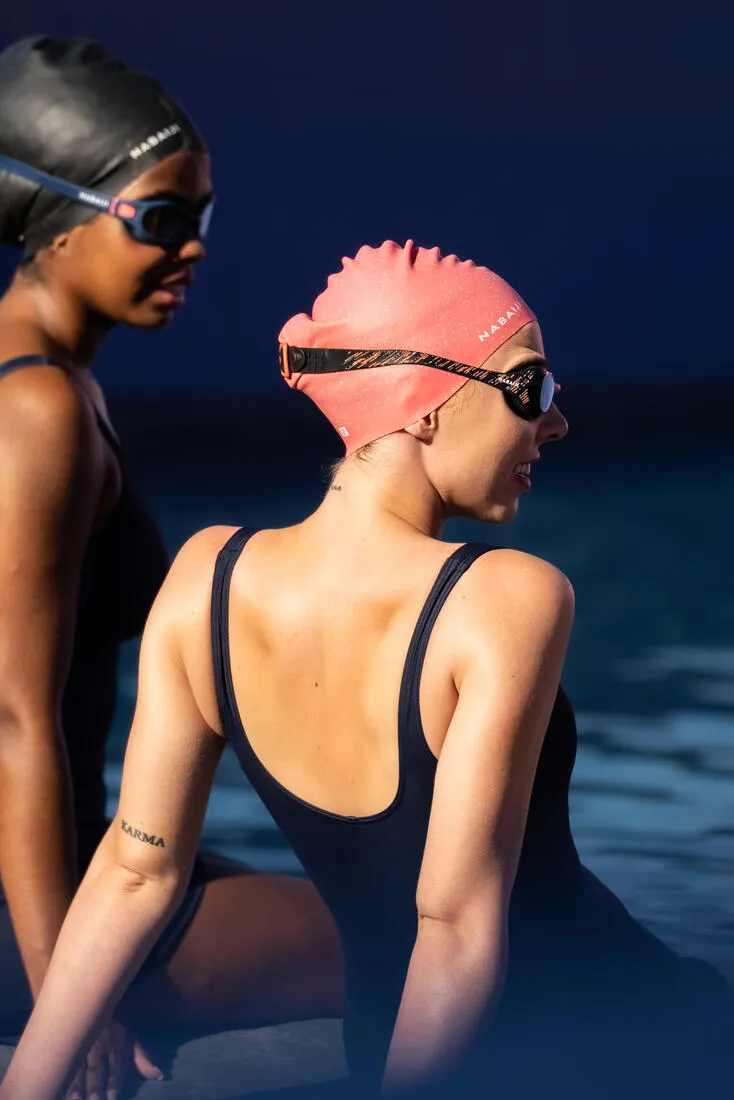 Bonnet de Bain en Silicone - Taille Unique -  Cheveux Longs
