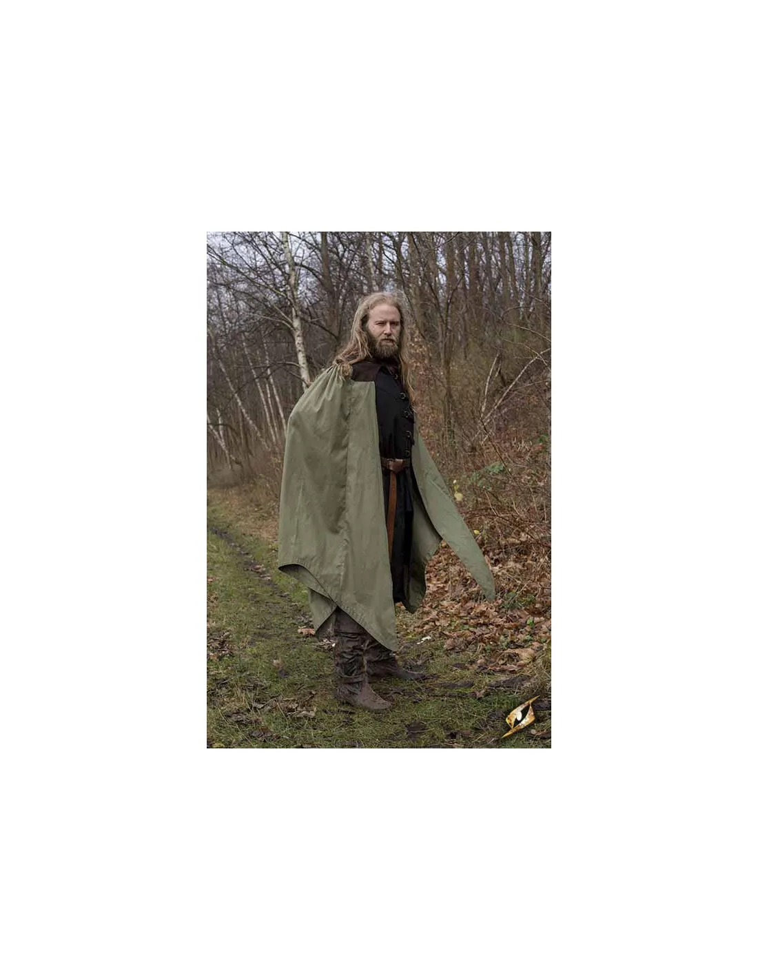 Cape Edrahil en vert-marron ⚔️ Boutique Épées