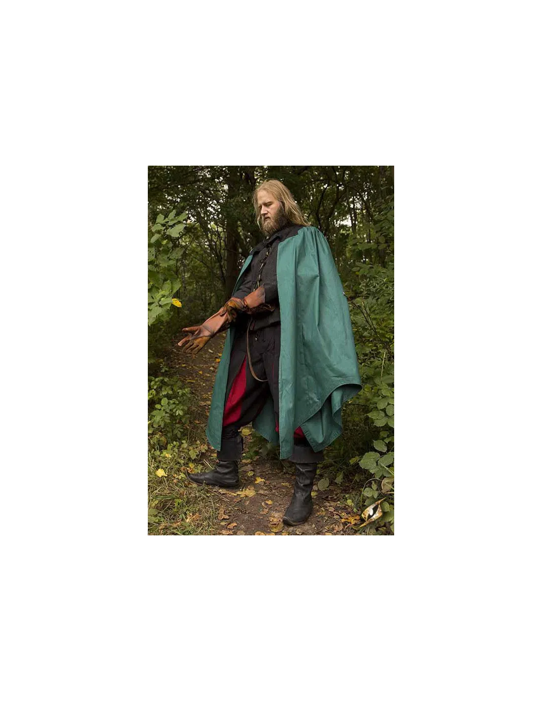 Cape Edrahil en Vert-Noir ⚔️ Boutique Épées