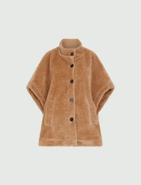 Cape en tissu doux et chaud