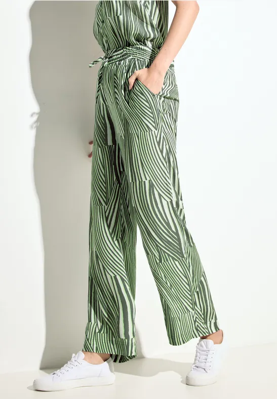 CECIL Pantalon à jambes larges  - Style NEELE