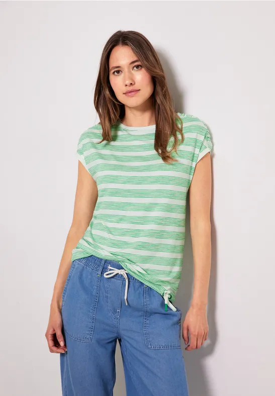 CECIL T-shirt à épaules froncées 