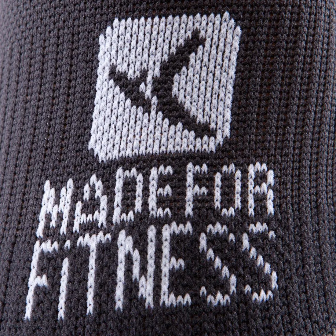 Chaussettes basses fitness  cardio training x2 gris