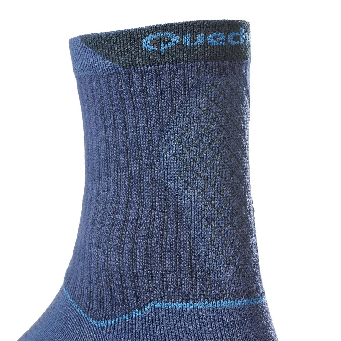 Chaussettes randonnée nature marine - NH500 High - X 2 paires