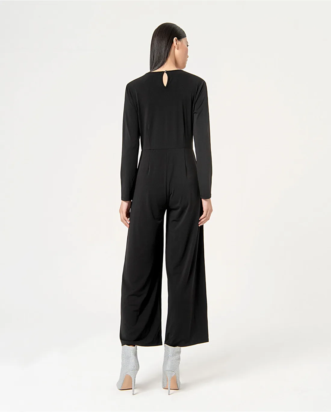 Combinaison de base élastique uni Noir