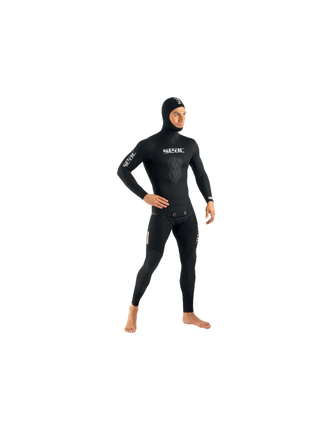Combinaison de chasse sous-marine Seac Shark 5 mm noir Homme