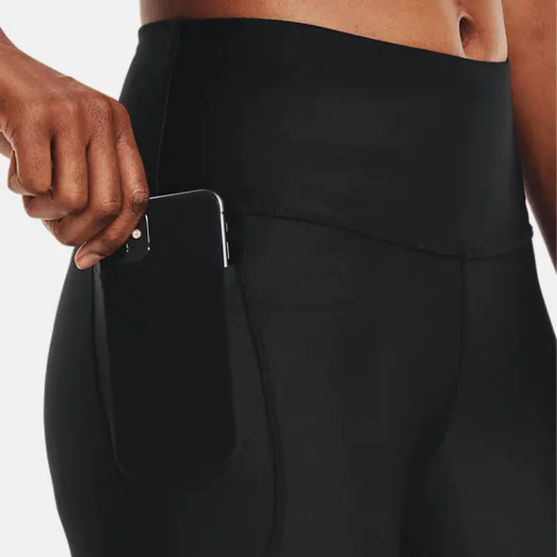 Corsaire taille haute pour femme Under Armour Heatgear - Noir/Blanc