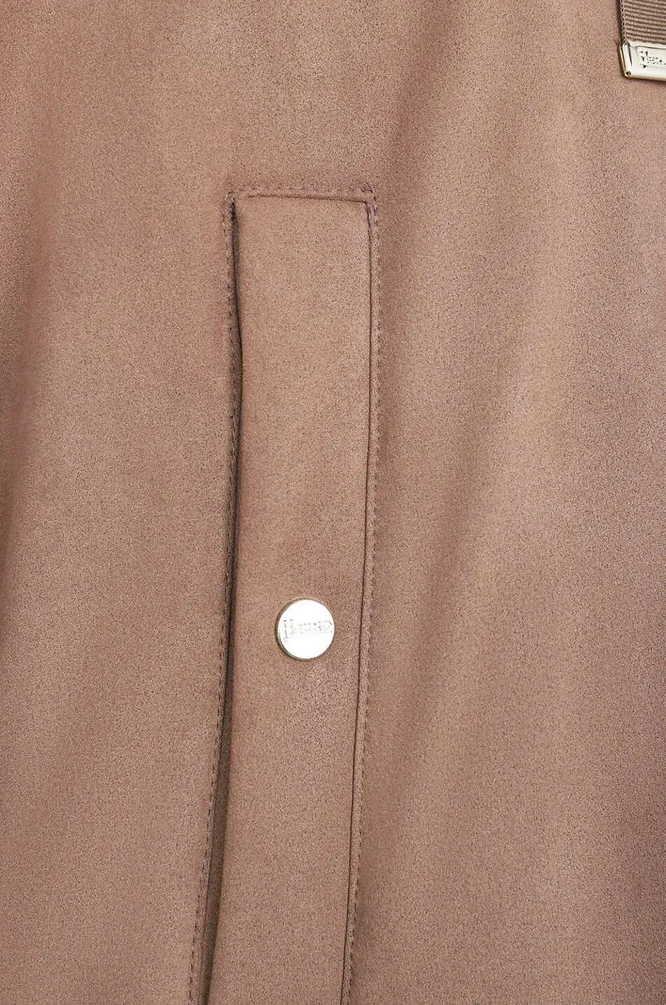 Doudoune effet cape Resort Suede Effect Cape
