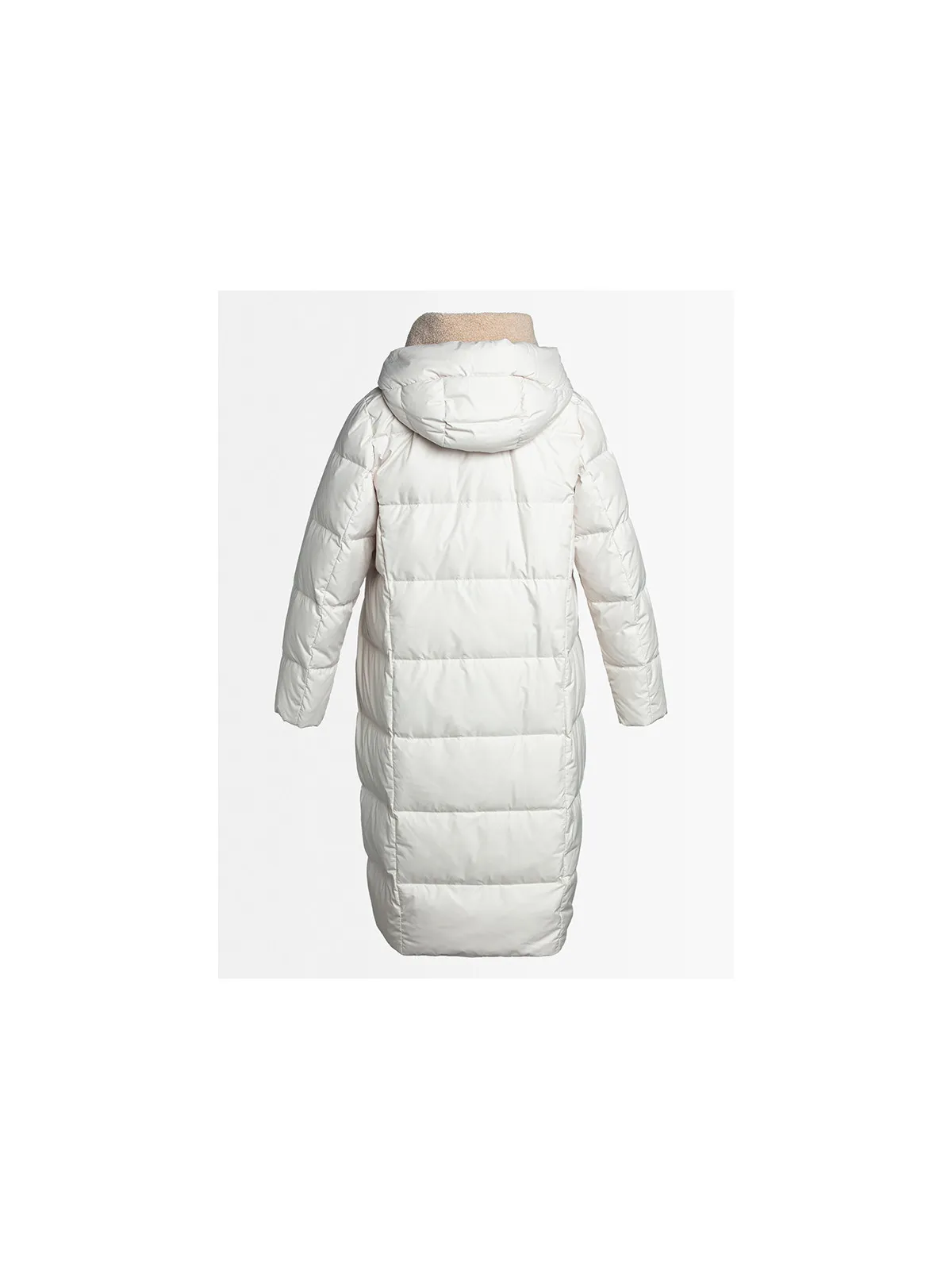 Doudoune longue en plumes et duvet