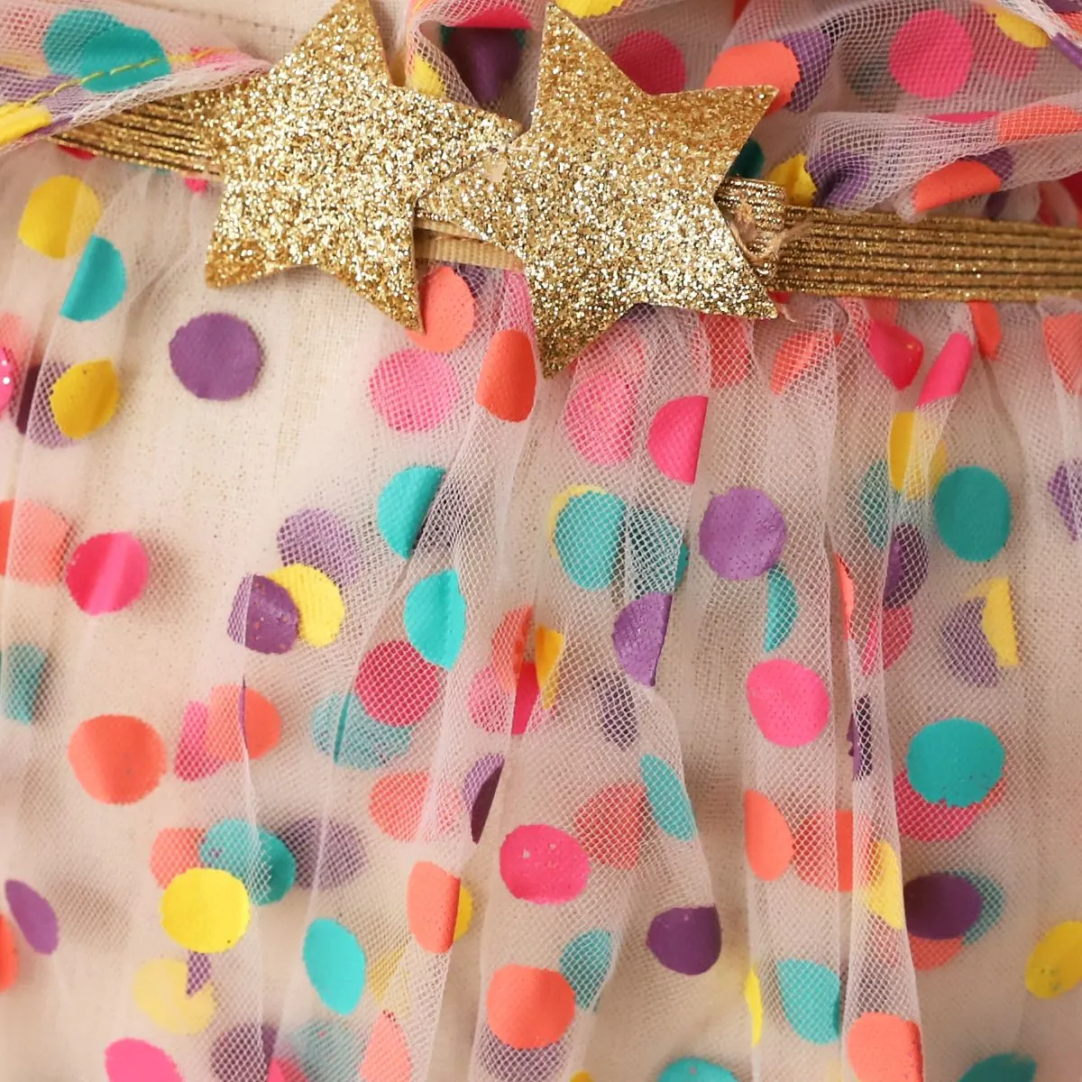 Déguisement cape à pois multicolores Mercredi et Patati - Le petit Souk