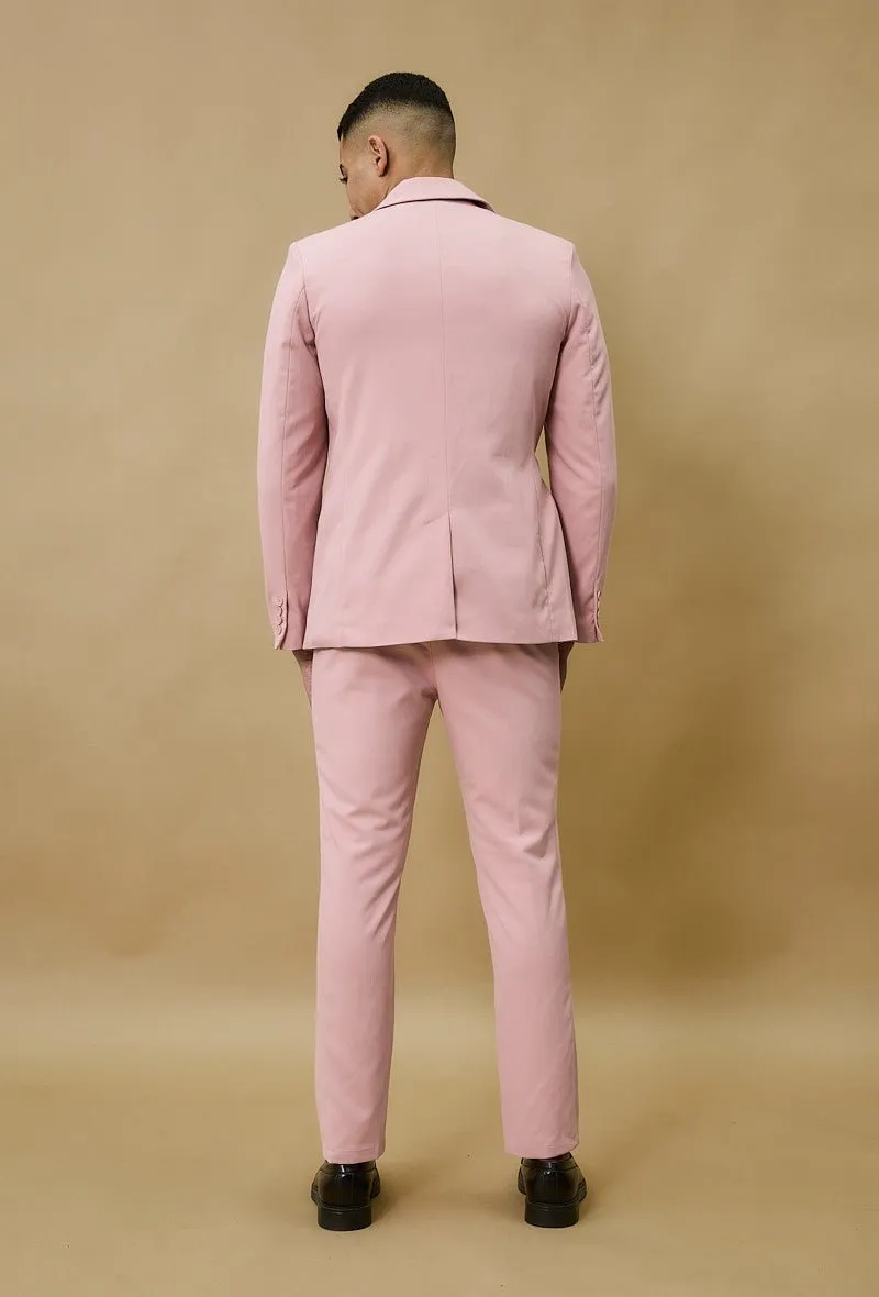 Ensemble de costume croisé ceinture à noué