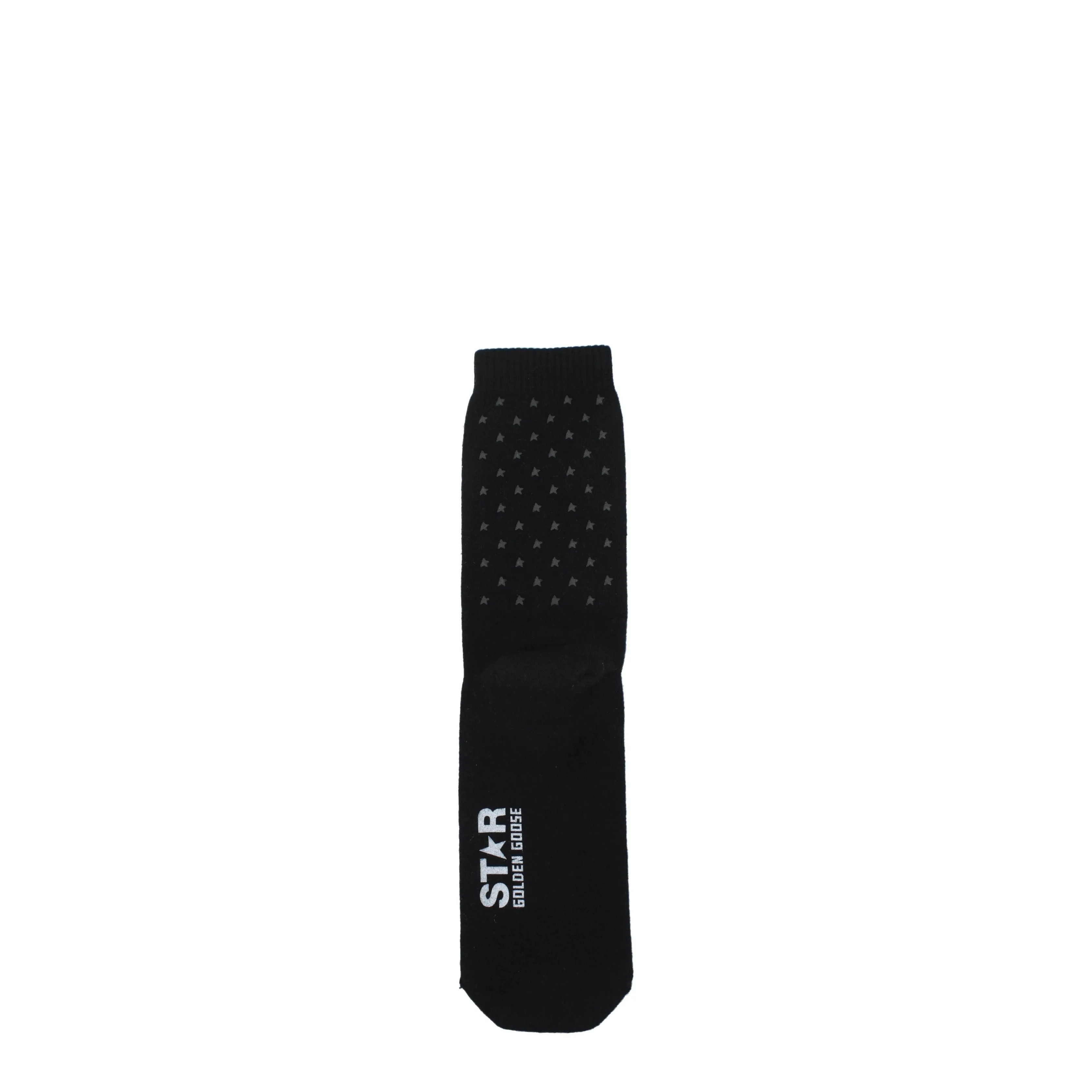 Femmes d'oie dorées Chaussettes et chaussettes coton noir