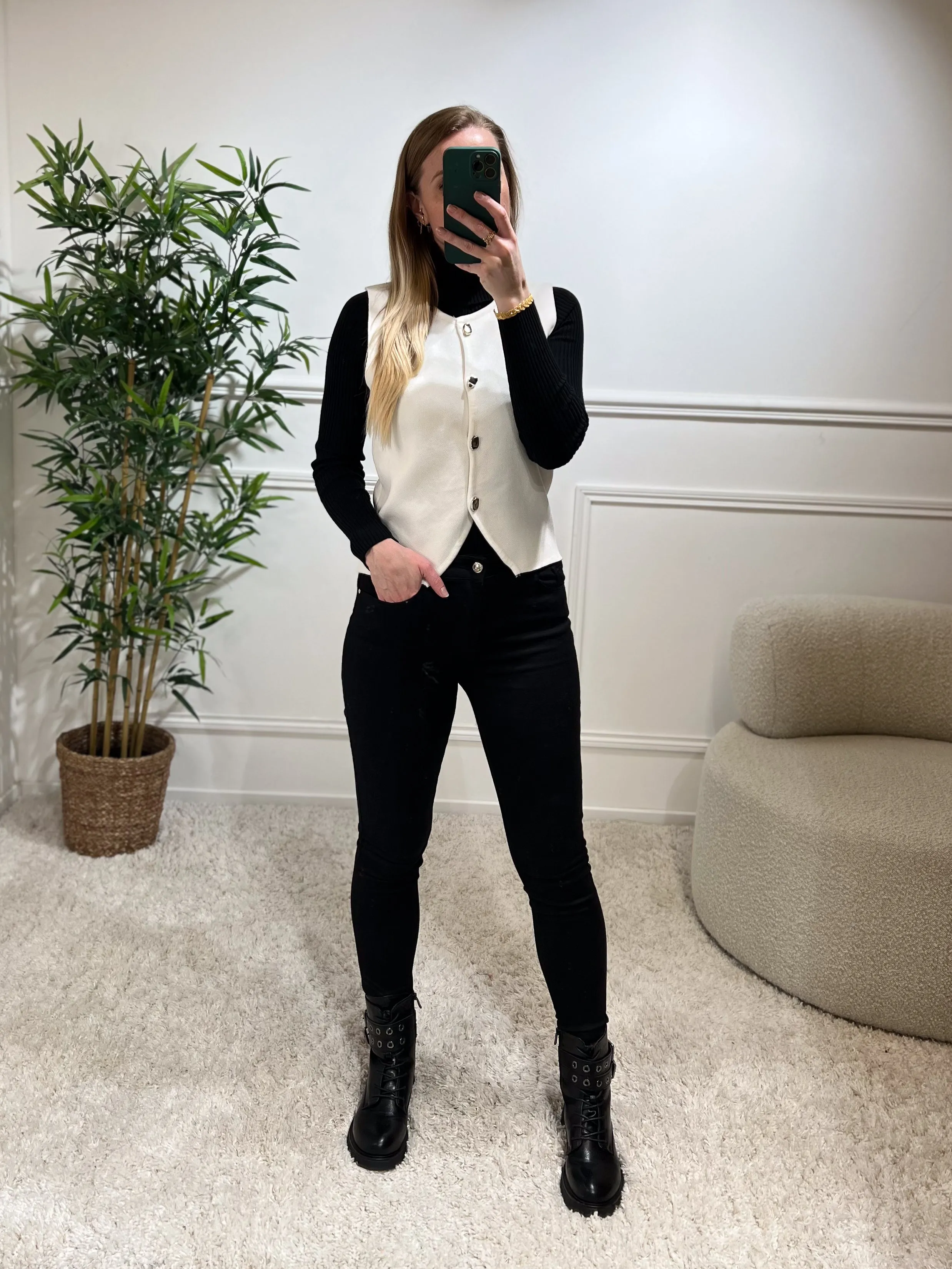 Gilet DORIS blanc