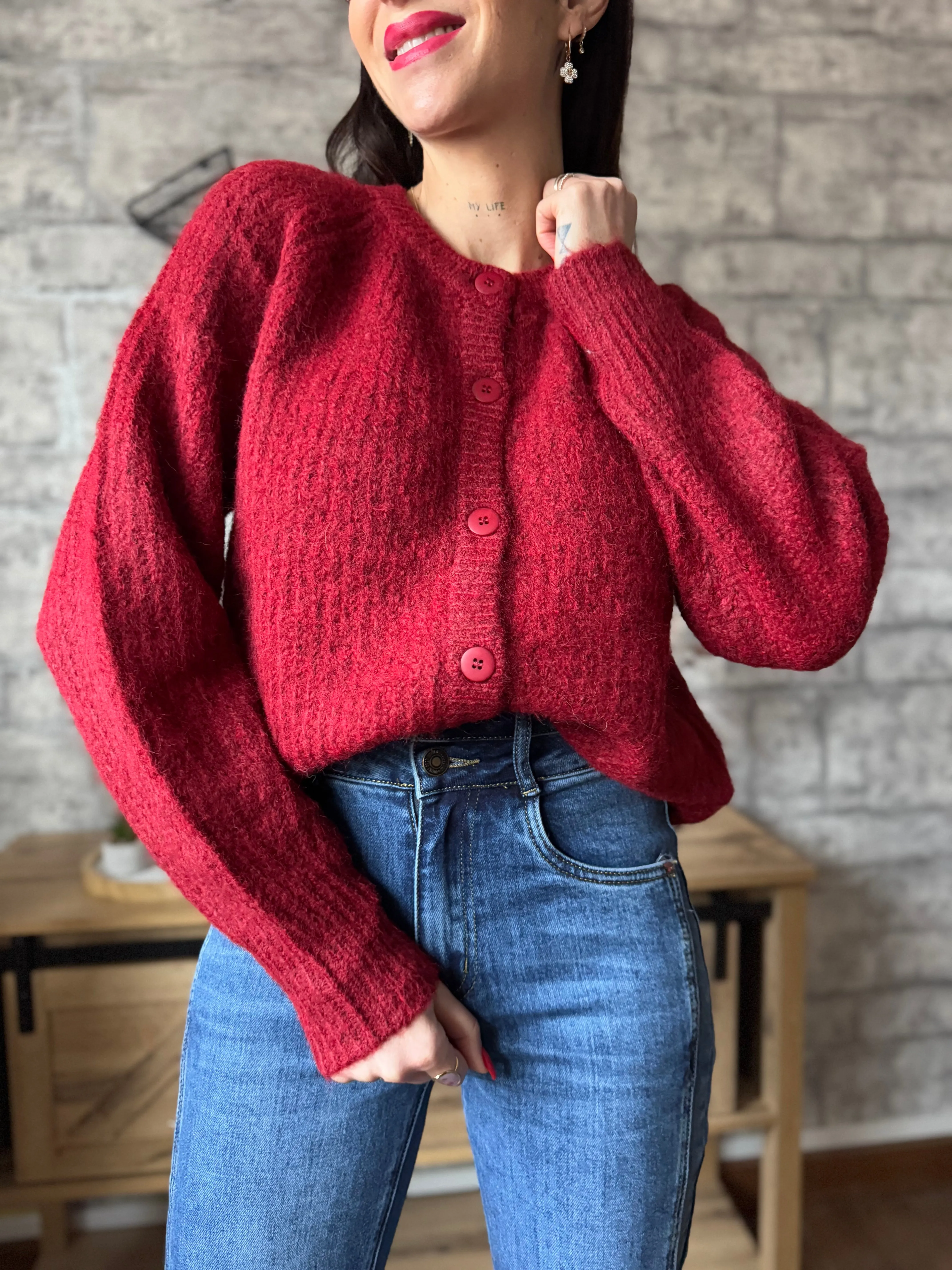 Gilet Momo Bordeaux