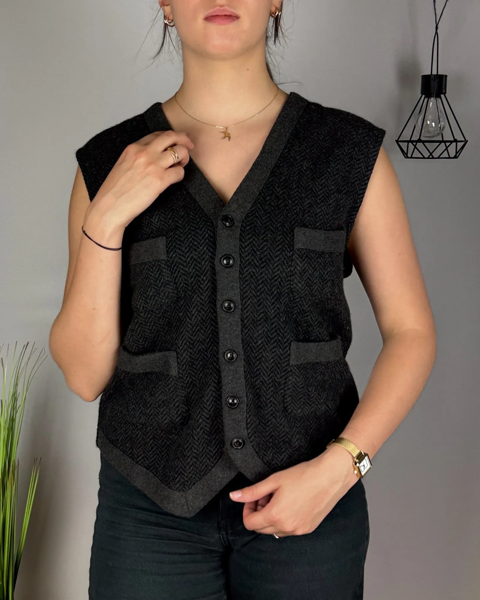 Gilet Ralph Lauren gris (M) unisex