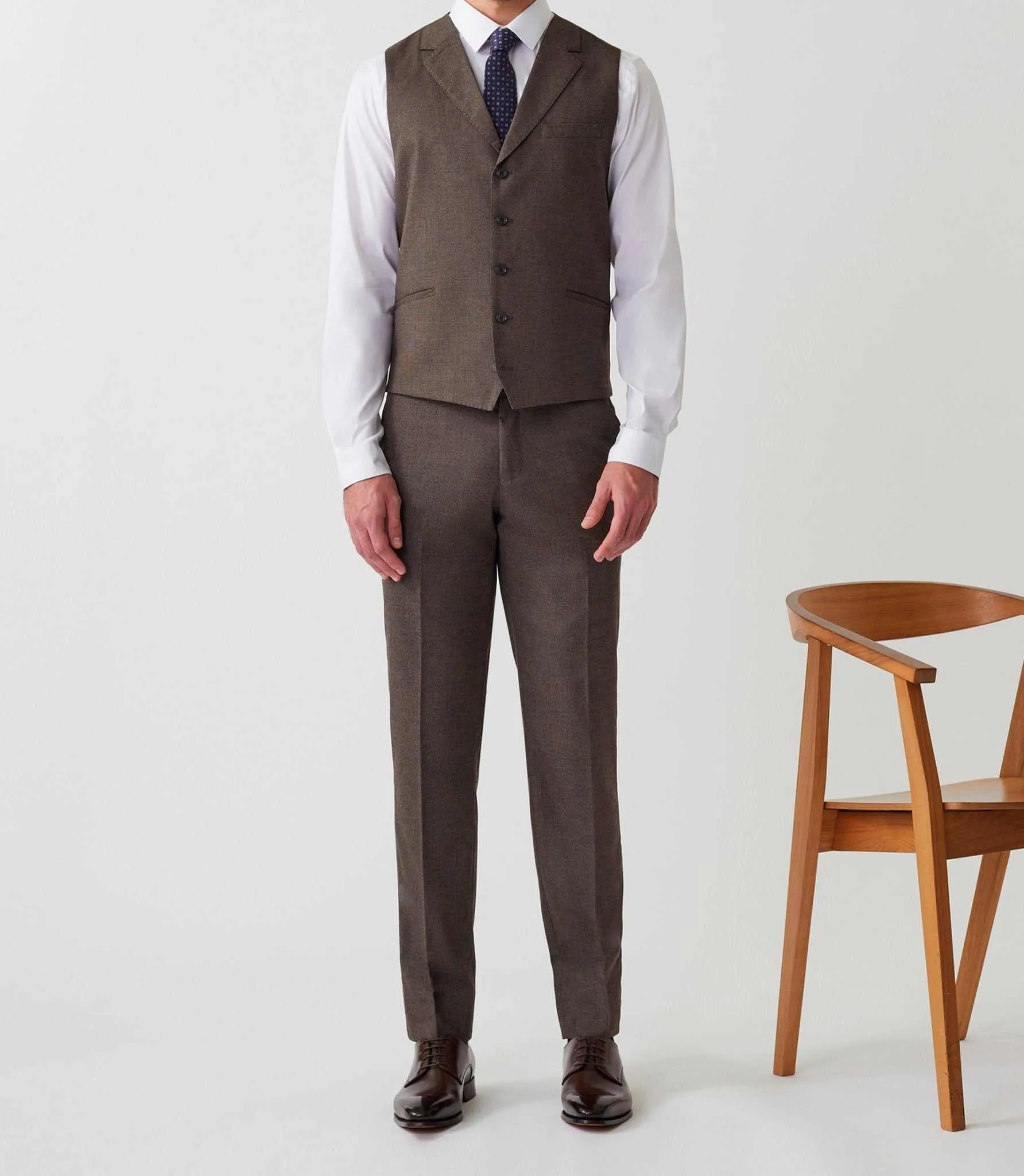 Gilet ville marron Otetu