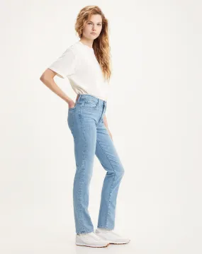 Jean 724 High Rise Slim taille haute bleu