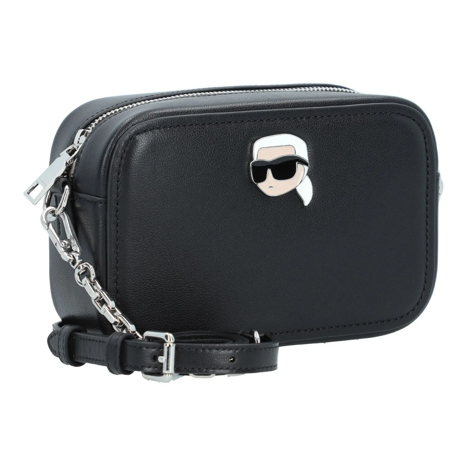Karl Lagerfeld Ikonik 2.0 Sac à bandoulière Cuir 20 cm