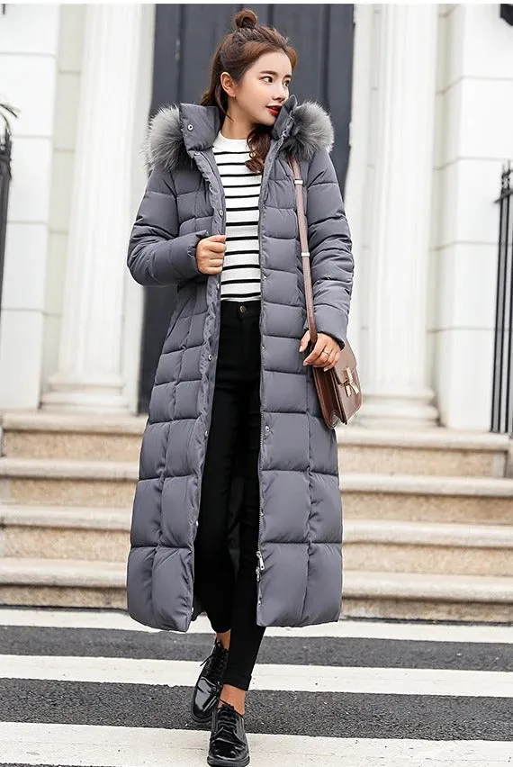 Livia | Manteau d'hiver long et chaud pour femmes avec ceinture