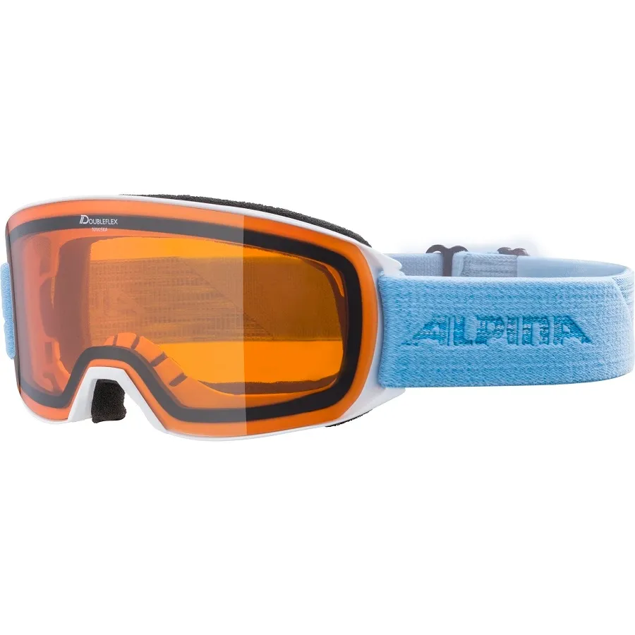 Masque de Ski Alpina Alpina Nakiska DH White Skyblue