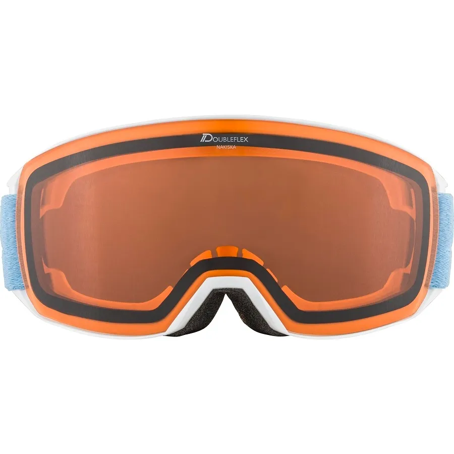 Masque de Ski Alpina Alpina Nakiska DH White Skyblue