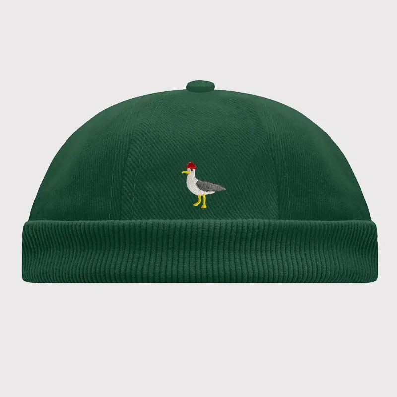 Miki breton brodé Goéland bonnet rouge