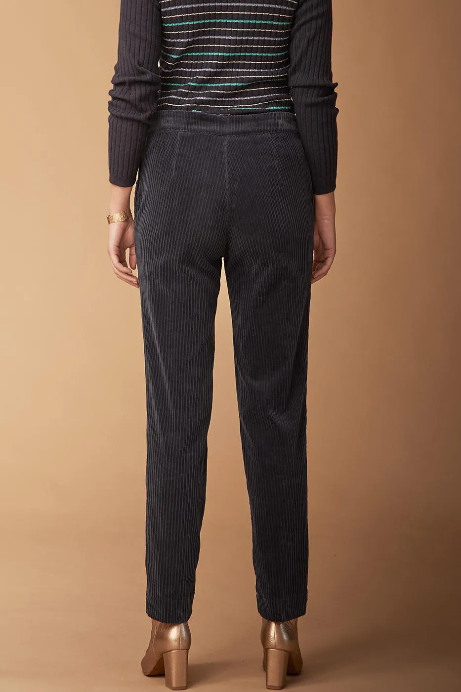 Pantalon droit en velours ctelé -  S/36