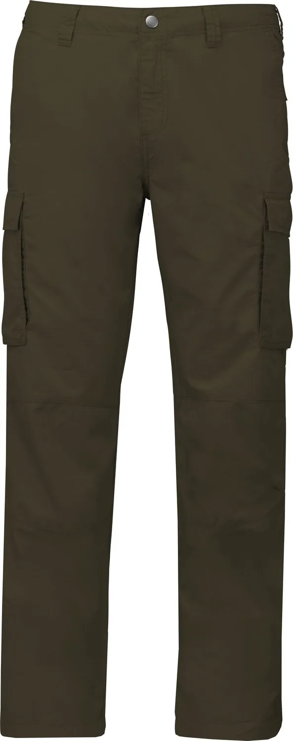 Pantalon léger multipoches pour homme - K745 - vert khaki 