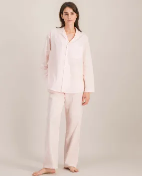 Pantalon pyjama femme coton bio, rose