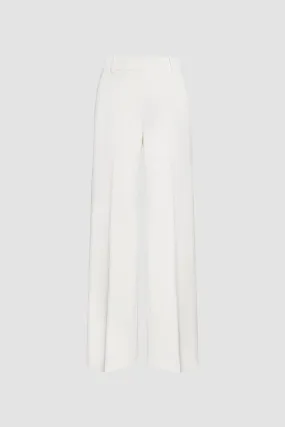 Pantalon taille haute crème upcyclé