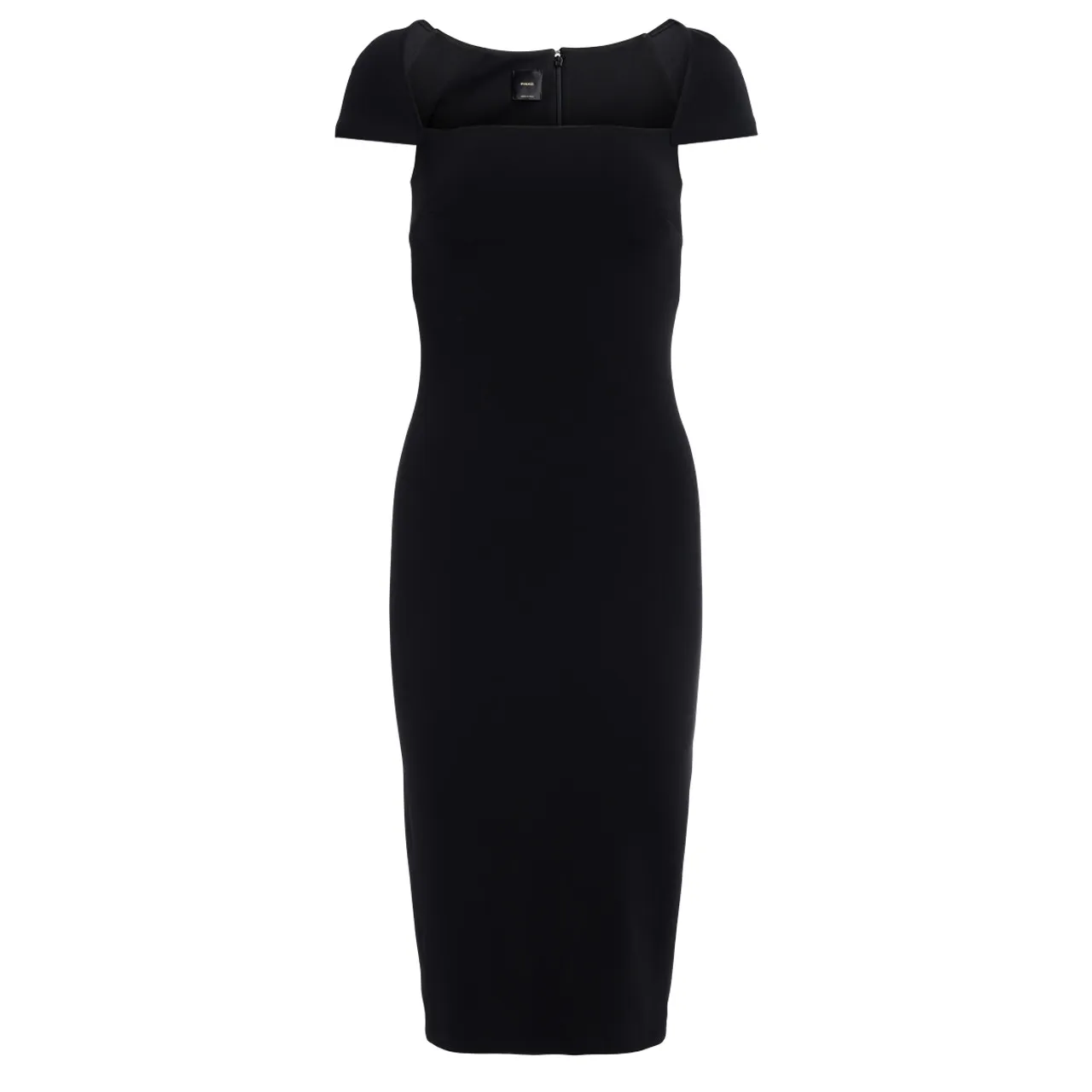 Pinko Robe midi en tissu technique noir