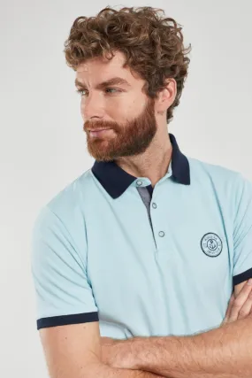 Polo avec écusson - coton