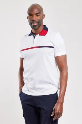 Polo détails bicolores - coton