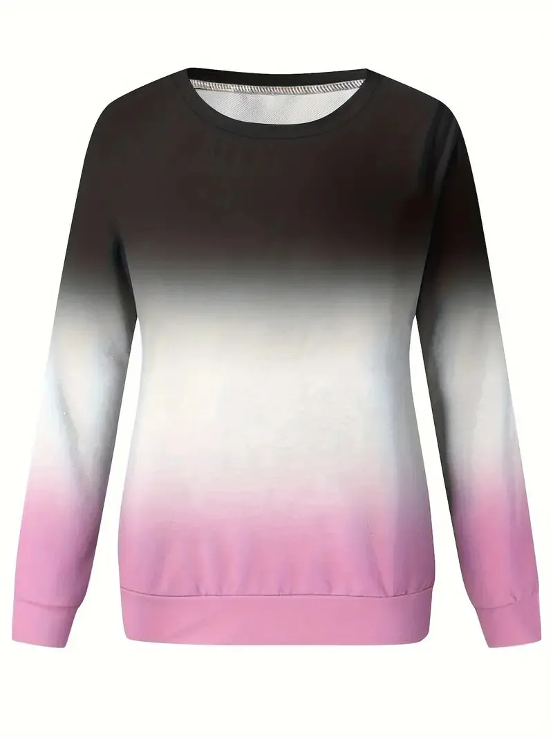 Pull-over Dégradé de Couleurs pour Femmes