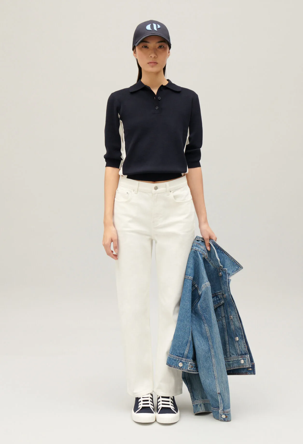Pull polo bicolore | Claudie FR