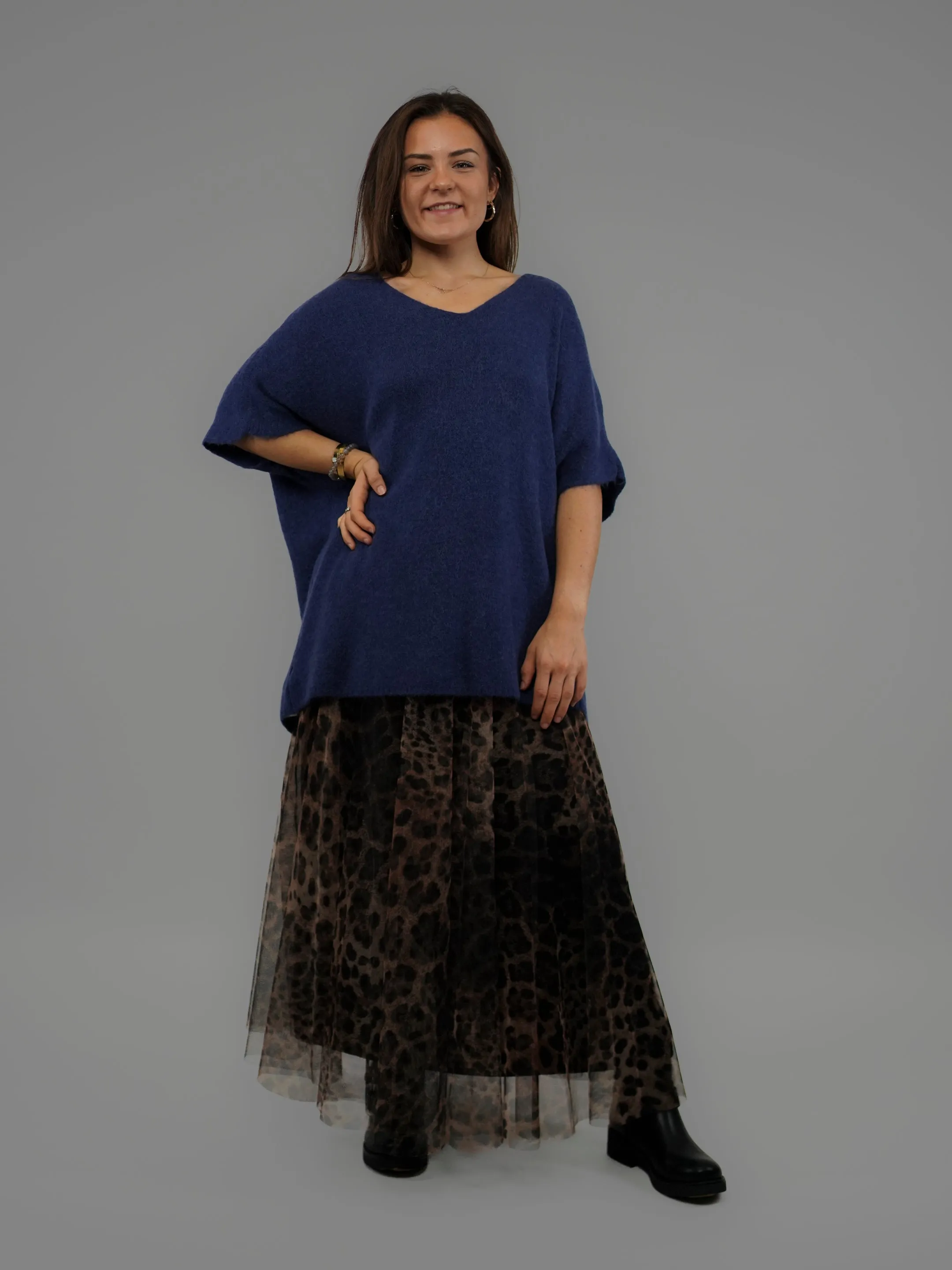 Pull sans manches marine - 1851