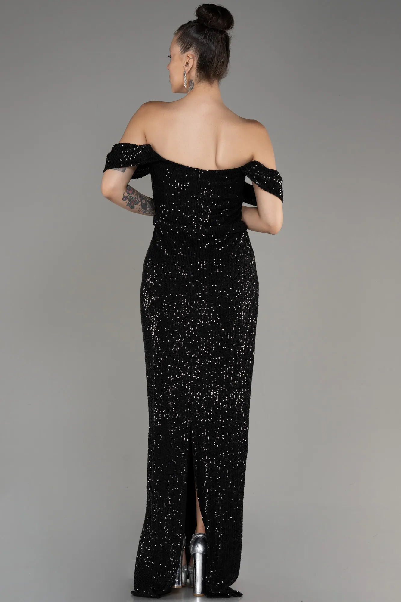 Robe De Fiançailles Grande Taille Longue Vison ABU3919