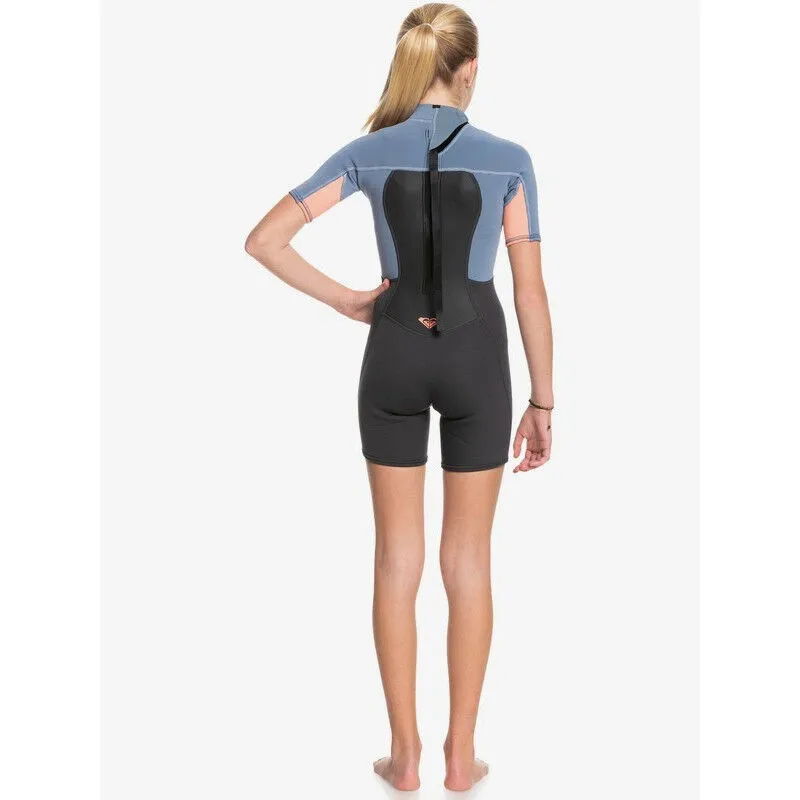 Roxy 2/2 mm Girl Prologue Springsuit Back Zip SS - Combinaison de surf enfant | Hardloop
