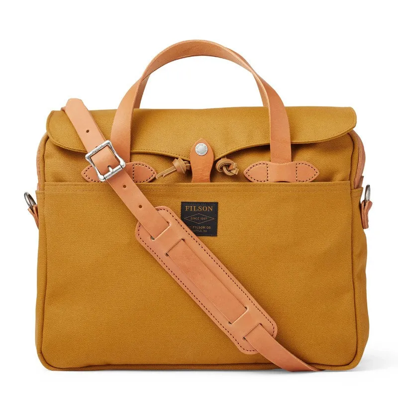 Sacoche Filson en Twill Original Briefcase Chessie Tan