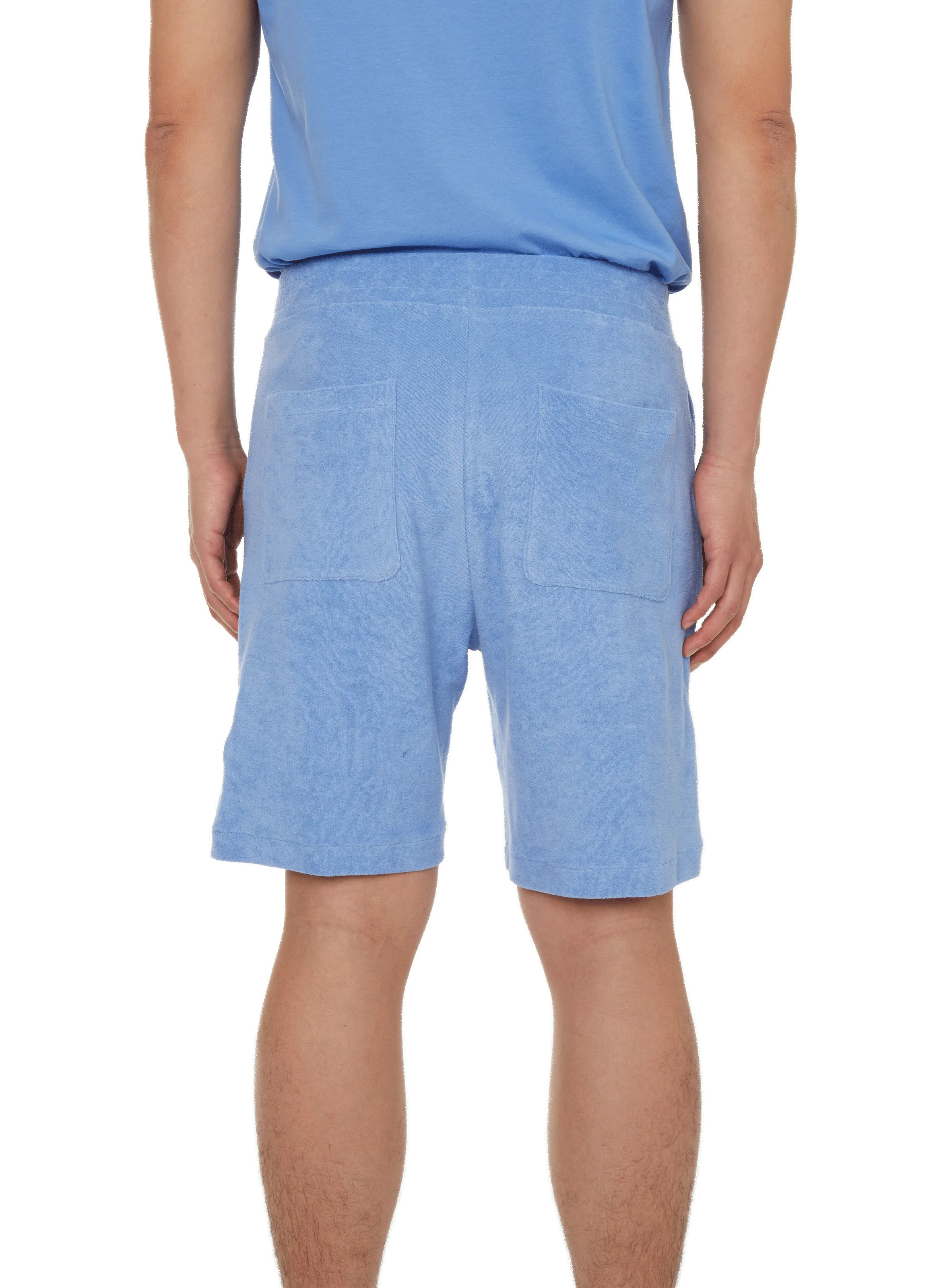 SAISON 1865  Short en coton éponge  - Bleu