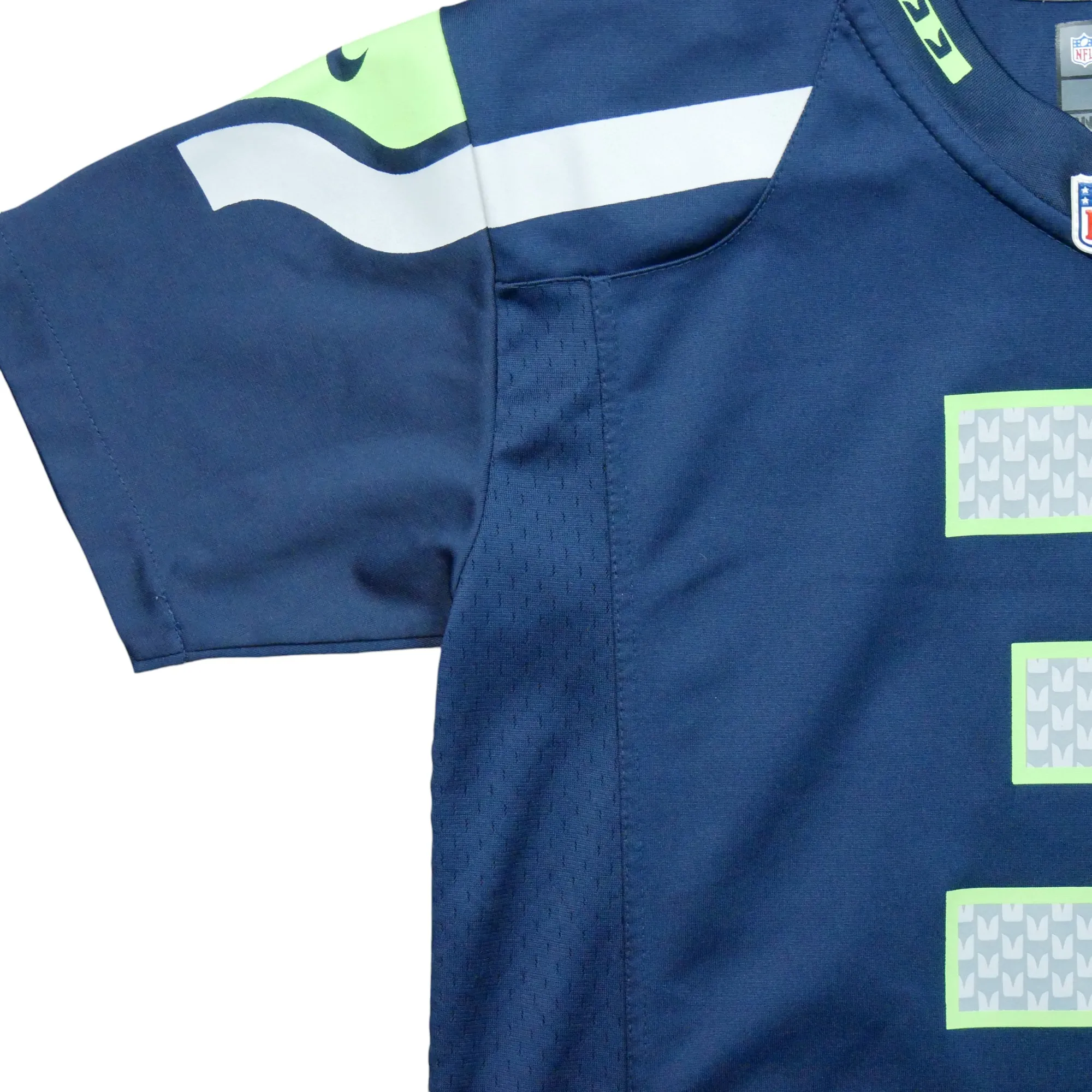 Seconde main - Nike Maillot NFL Seattle Seahawks Russell Wilson #3 Taille 10/12 ans