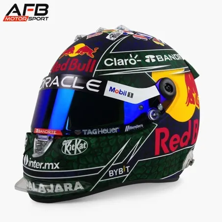 Sergio Pérez 2024 GP Miami Mini Casque Schuberth échelle 1:2