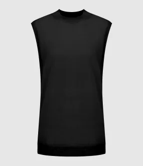 SPORTMAX Partager  Top Odissea Echancré Laine Noir  