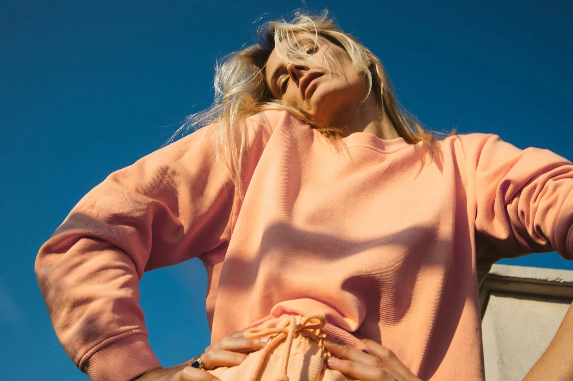 Sweat-shirt Harlow abricot