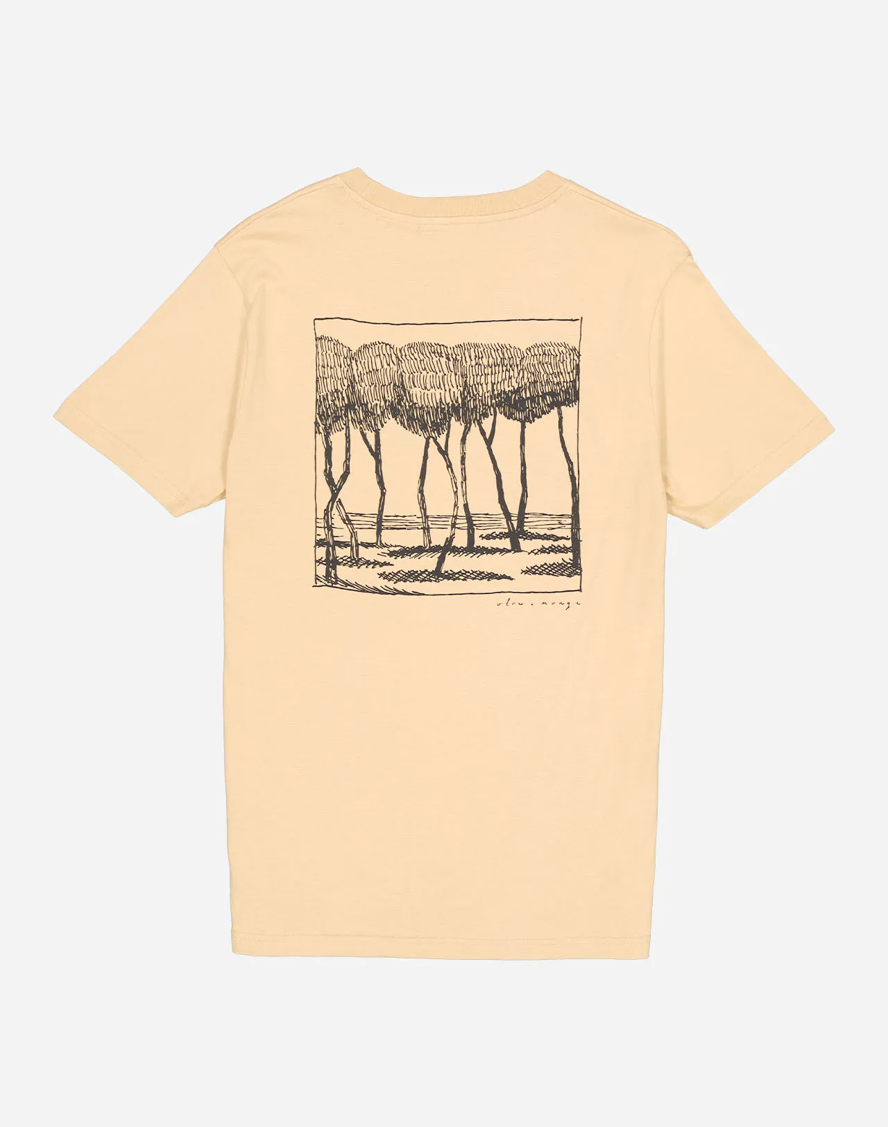 T-shirt Voyageurs immobiles sable Taille XXL Couleurs Sable